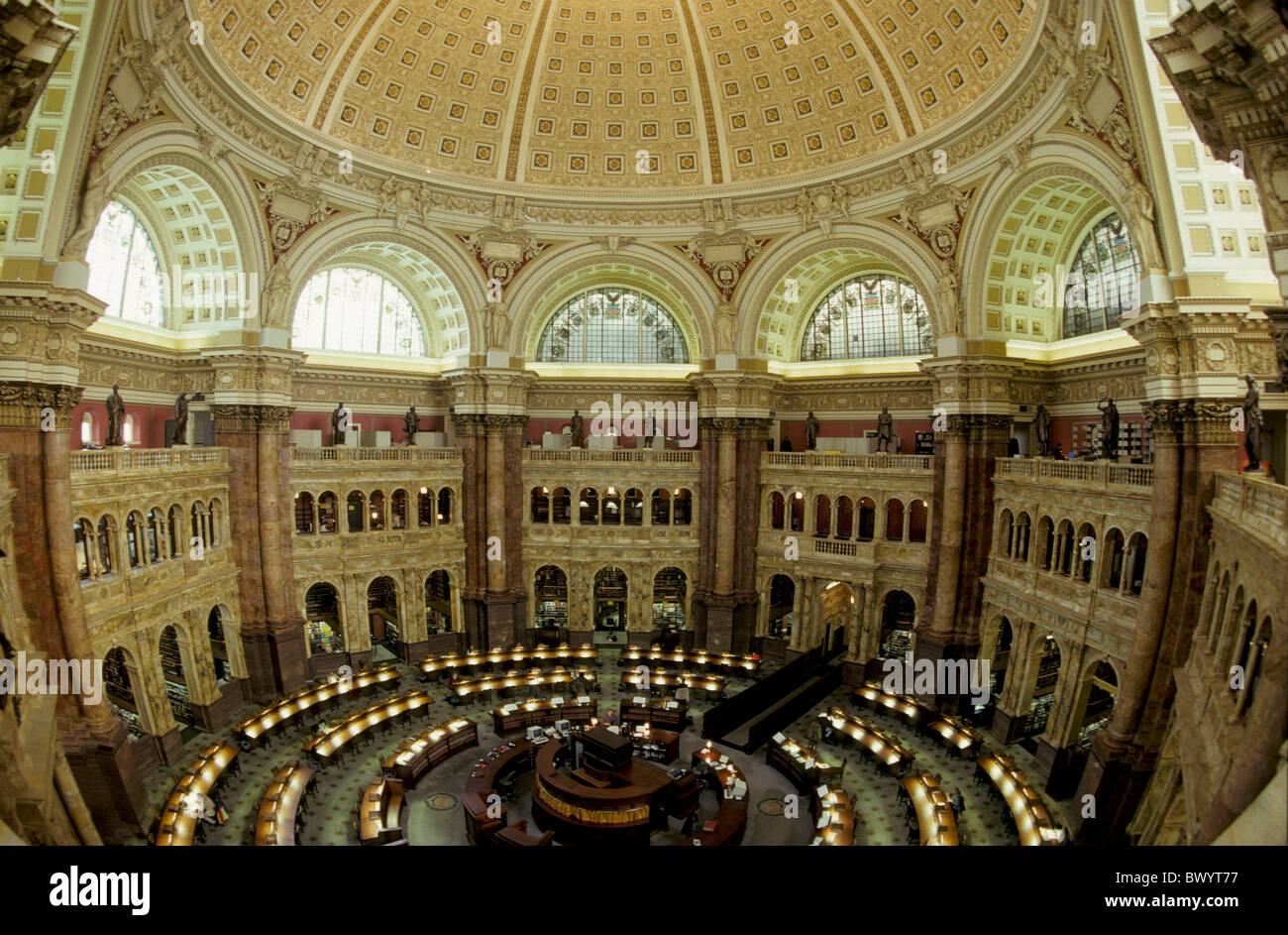 District de Columbia à l'intérieur du dôme Bibliothèque Bibliothèque du  Congrès sommaire USA Amérique États-Unis Washington Photo Stock - Alamy