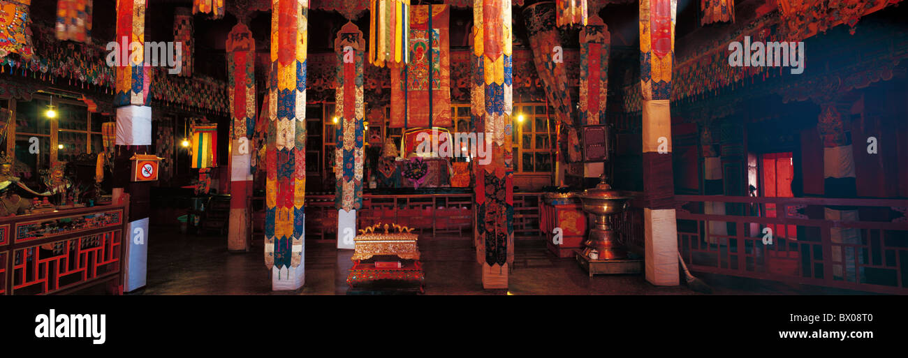Intérieur du Palais du Potala, Lhassa, Tibet, Chine Banque D'Images