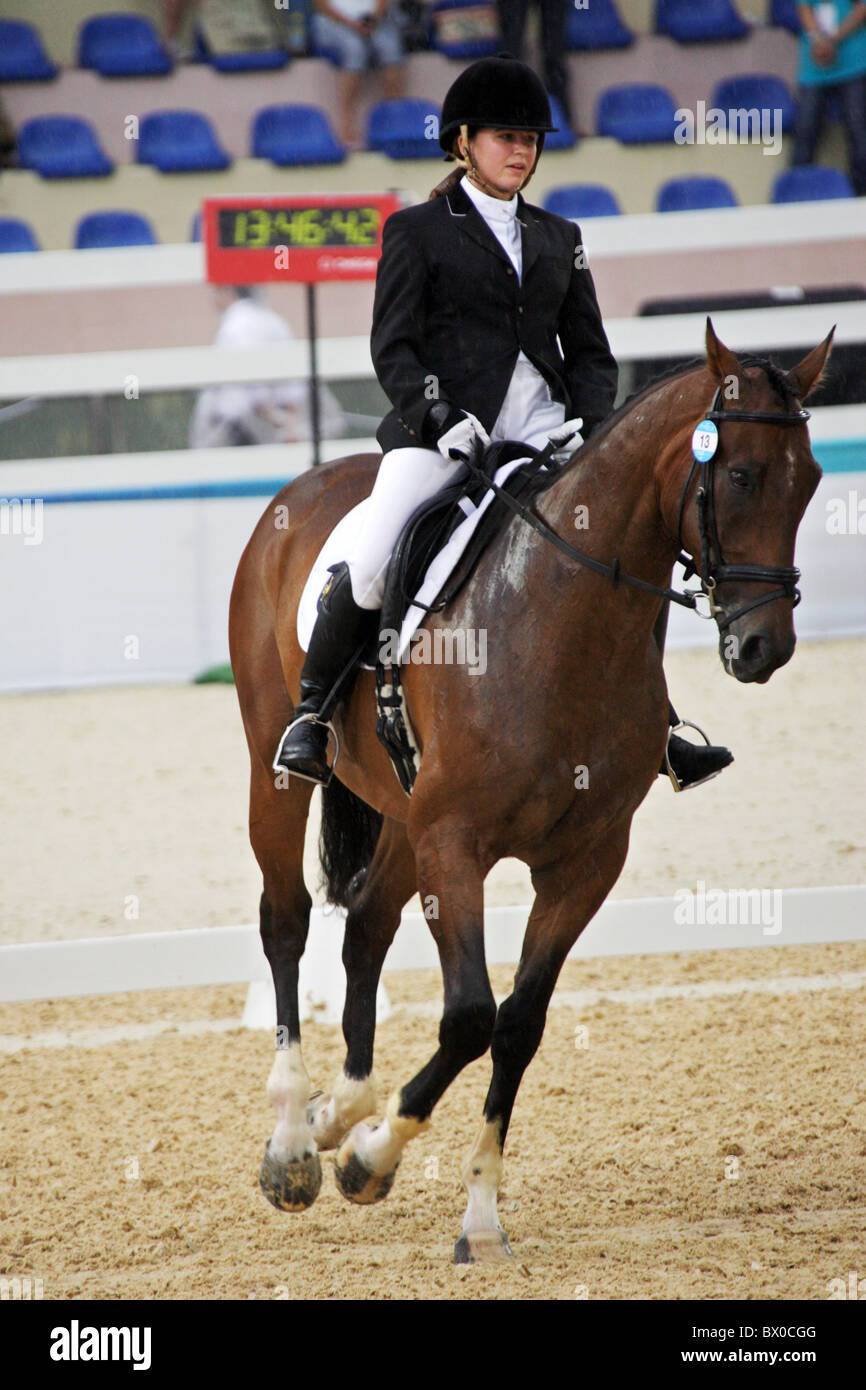 Sport équestre, Hong Kong, Chine Banque D'Images