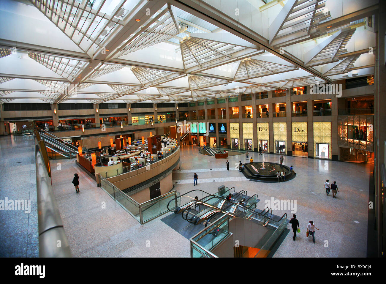 Pacific Place, Queen's Road, Hong Kong, Chine Banque D'Images