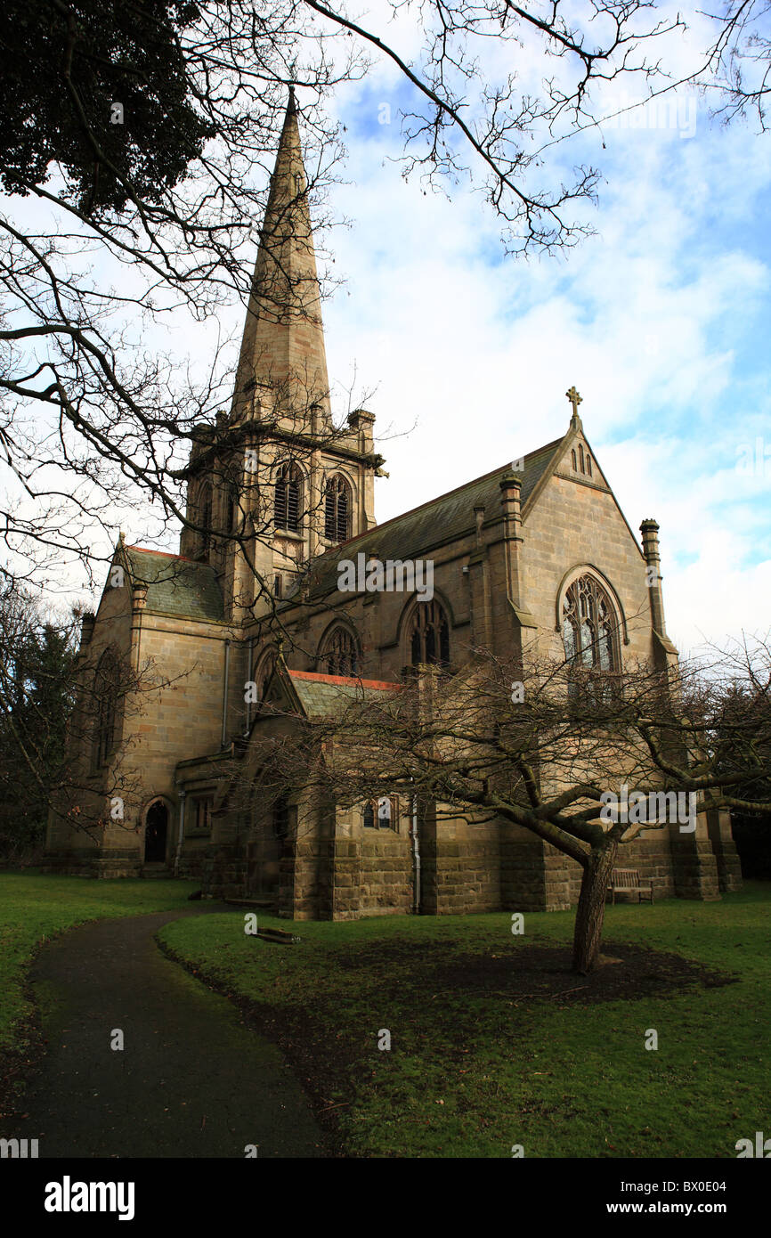 L'église Saint John's, Colston Bassett, Nottingham, Angleterre Banque D'Images