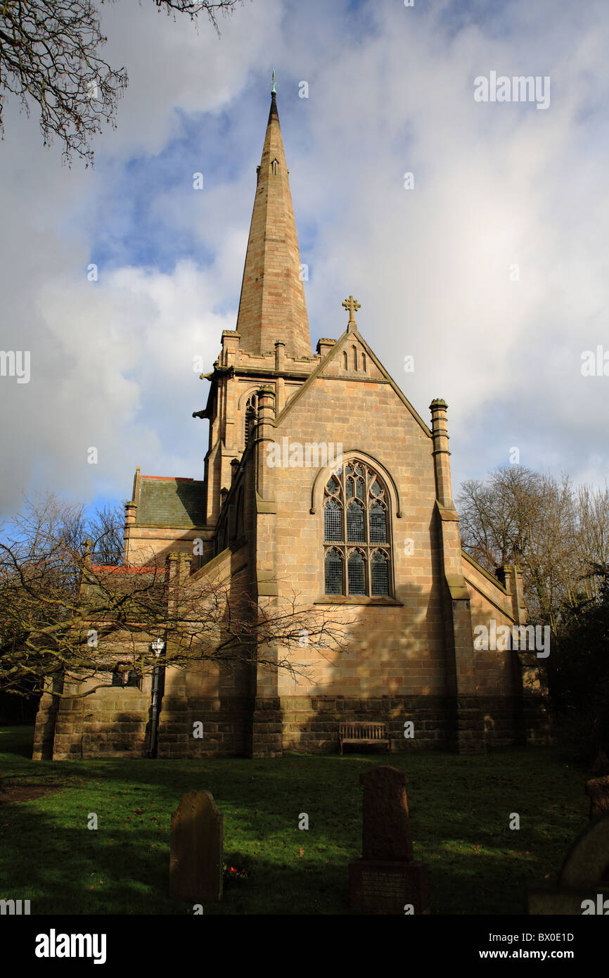 L'église Saint John's, Colston Bassett, Nottingham, Angleterre Banque D'Images