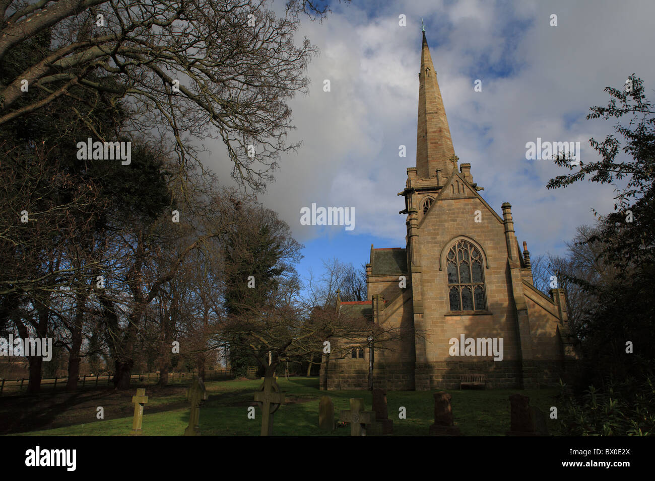 L'église Saint John's, Colston Bassett, Nottingham, Angleterre Banque D'Images