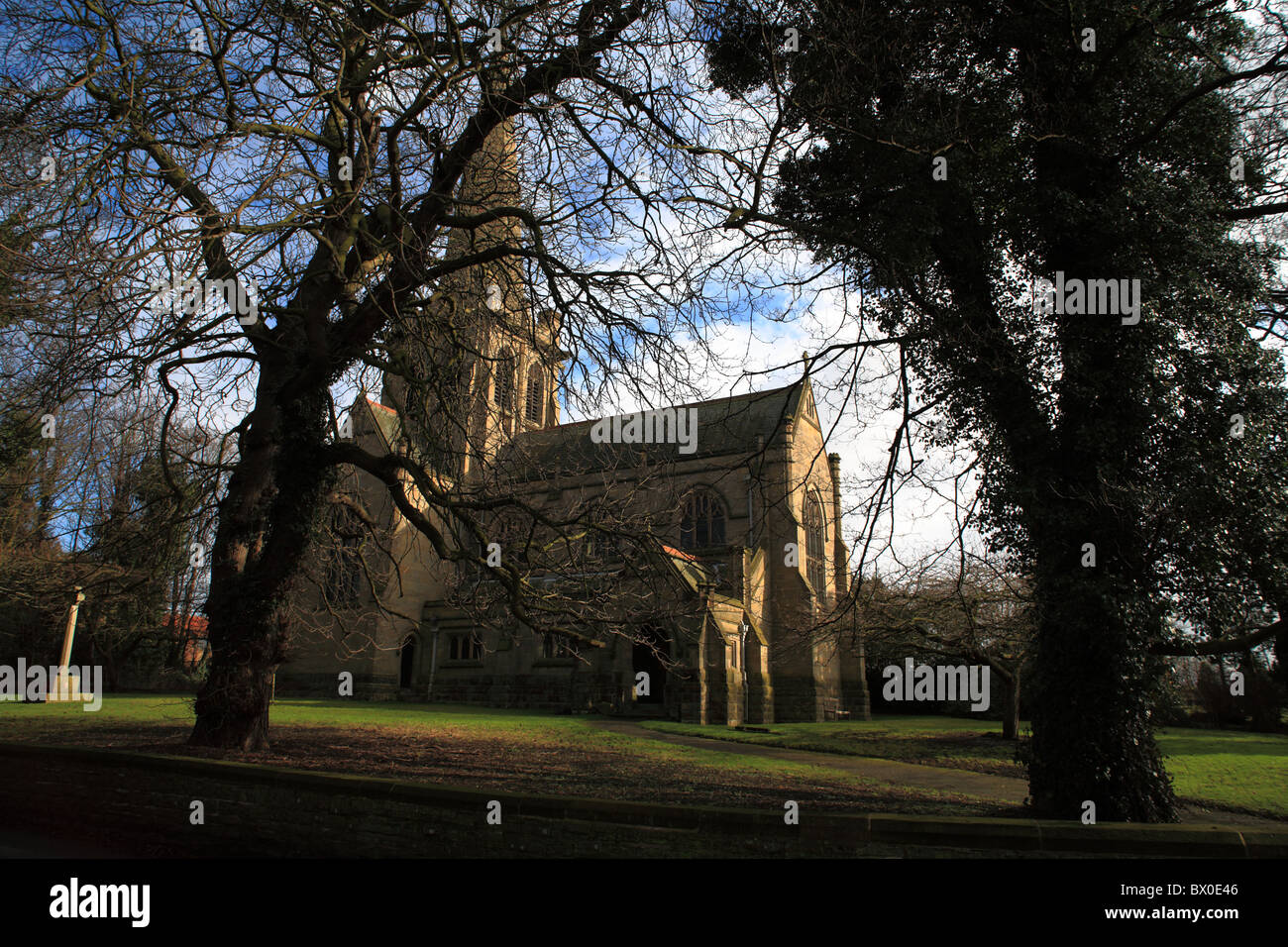 L'église Saint John's, Colston Bassett, Nottingham, Angleterre Banque D'Images