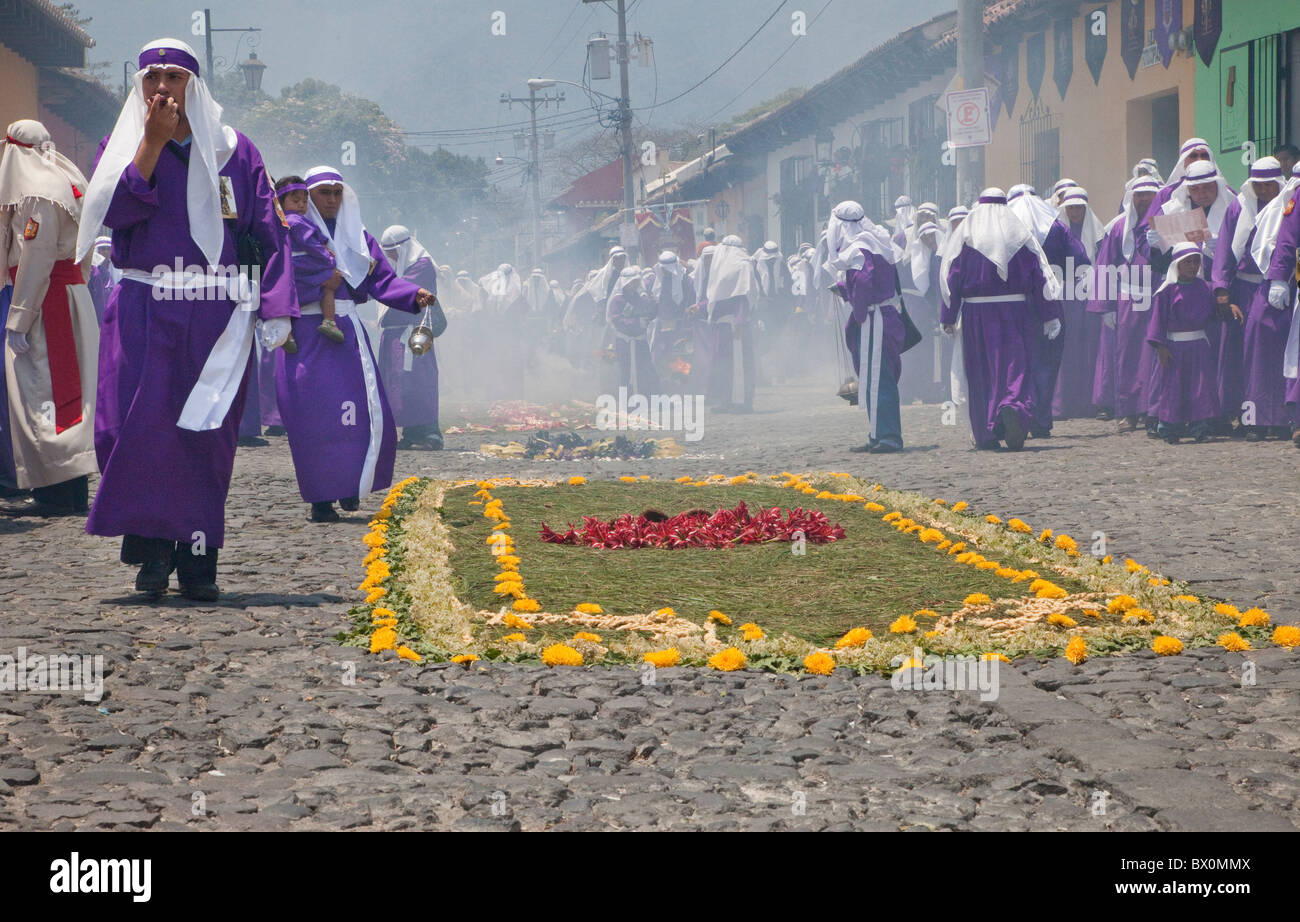 Tapis pour procession au guatemala Banque de photographies et d'images à  haute résolution - Alamy