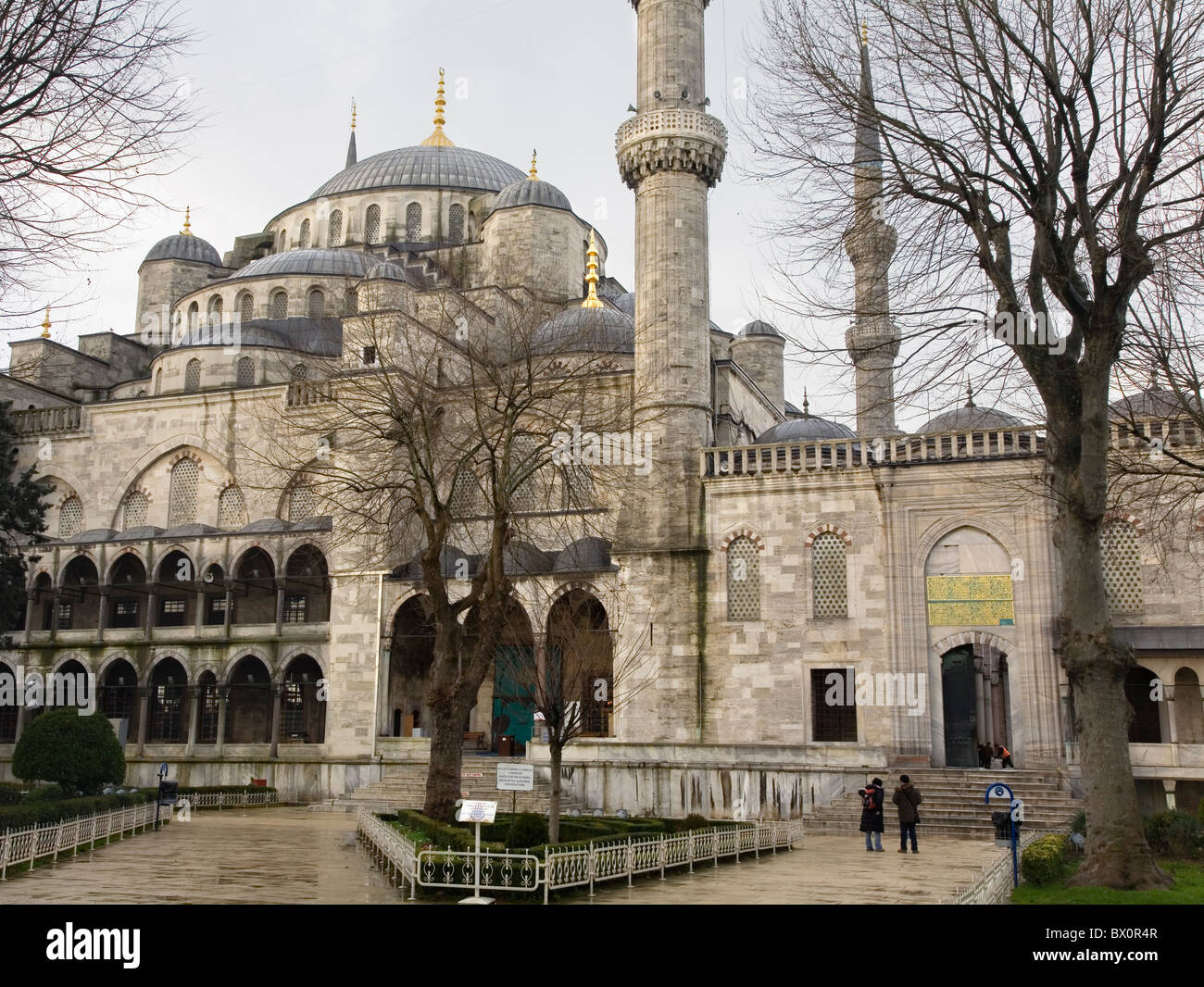 Mosquée bleue ou Mosquée Sultan Ahmed. Vue extérieure. Istanbul, Turquie. Banque D'Images