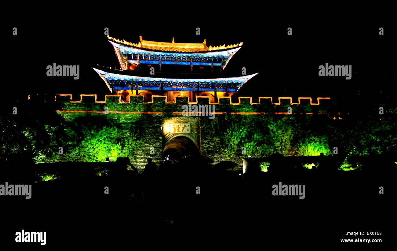 Autour de la ville de Dali DALI et fort, la ville de Dali, Chine Banque D'Images