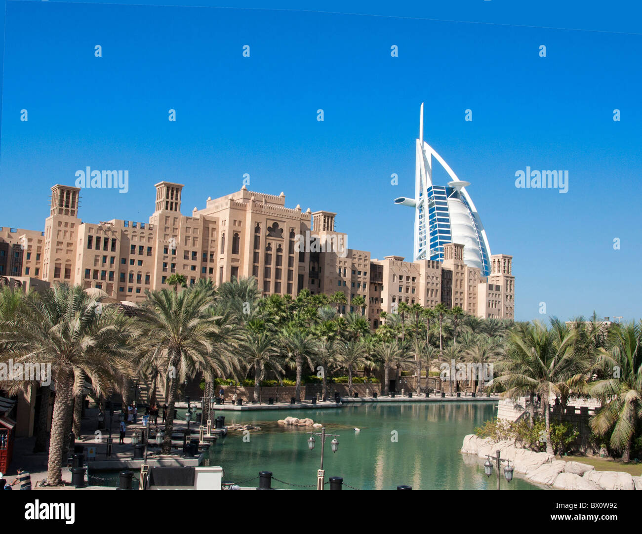 Mina Salam Hotel. Dubaï. Banque D'Images