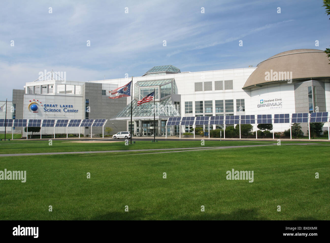 Great Lakes Science Center. Cleveland, Ohio, USA. Avec Omnimax. Banque D'Images