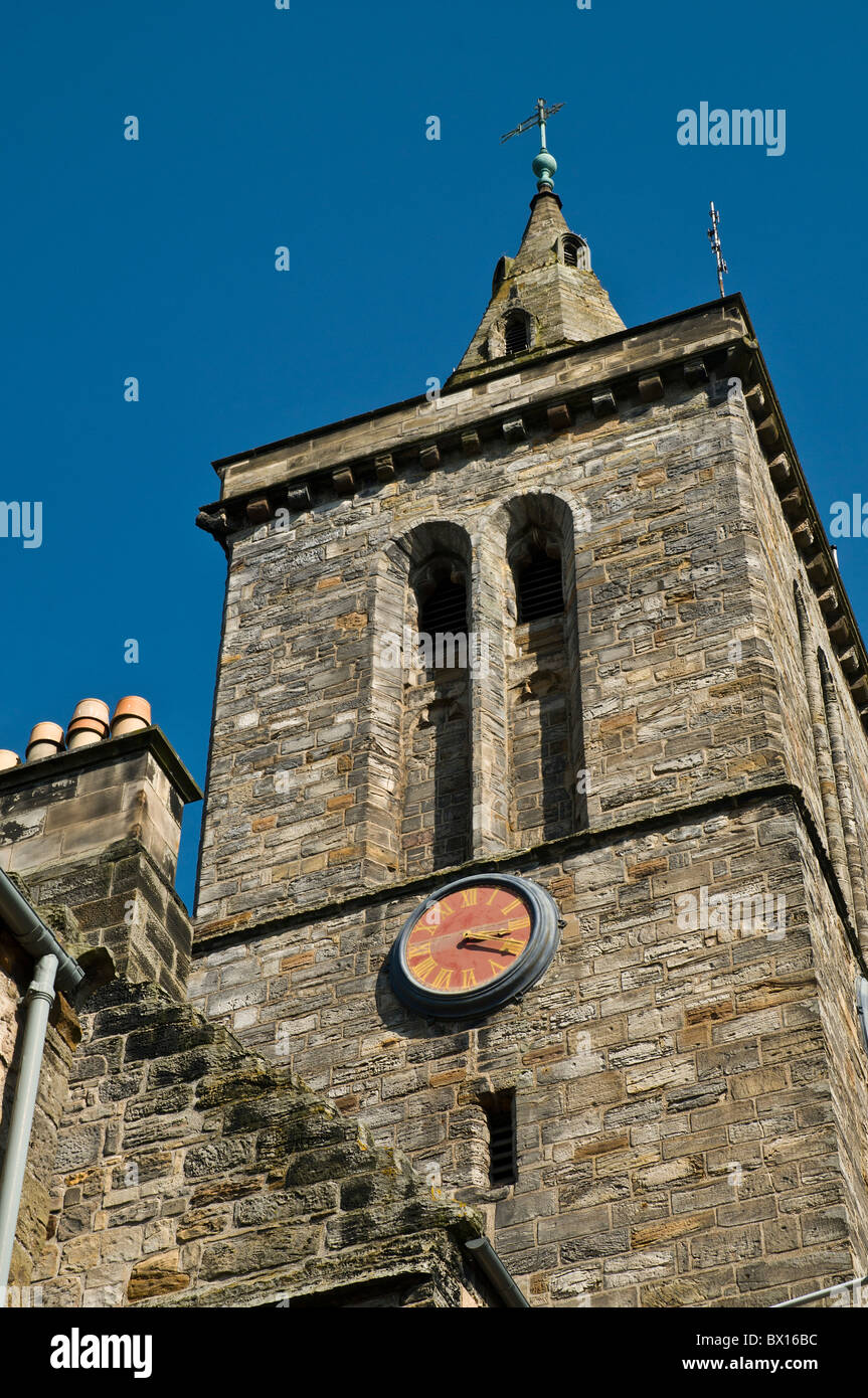 dh St Andrews University St ANDREWS FIFE St Salvators College horloge clocher Cathédrale salvator église ecosse Banque D'Images