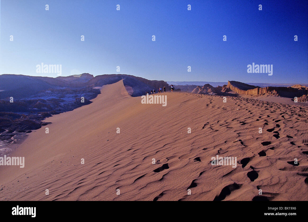 Désert d'Atacama désert du nord du Chili Le Chili Amérique du Sud Amérique latine Provincia El Loa de sable de San Pedro de Atacama Banque D'Images