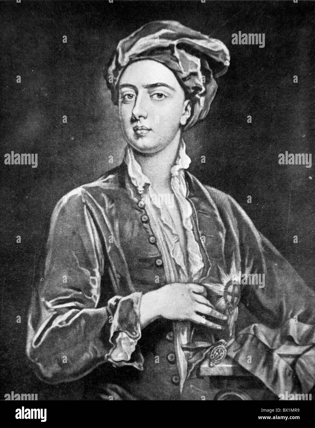 Portrait de Charles Fitzroy, duc de Grafton Banque D'Images