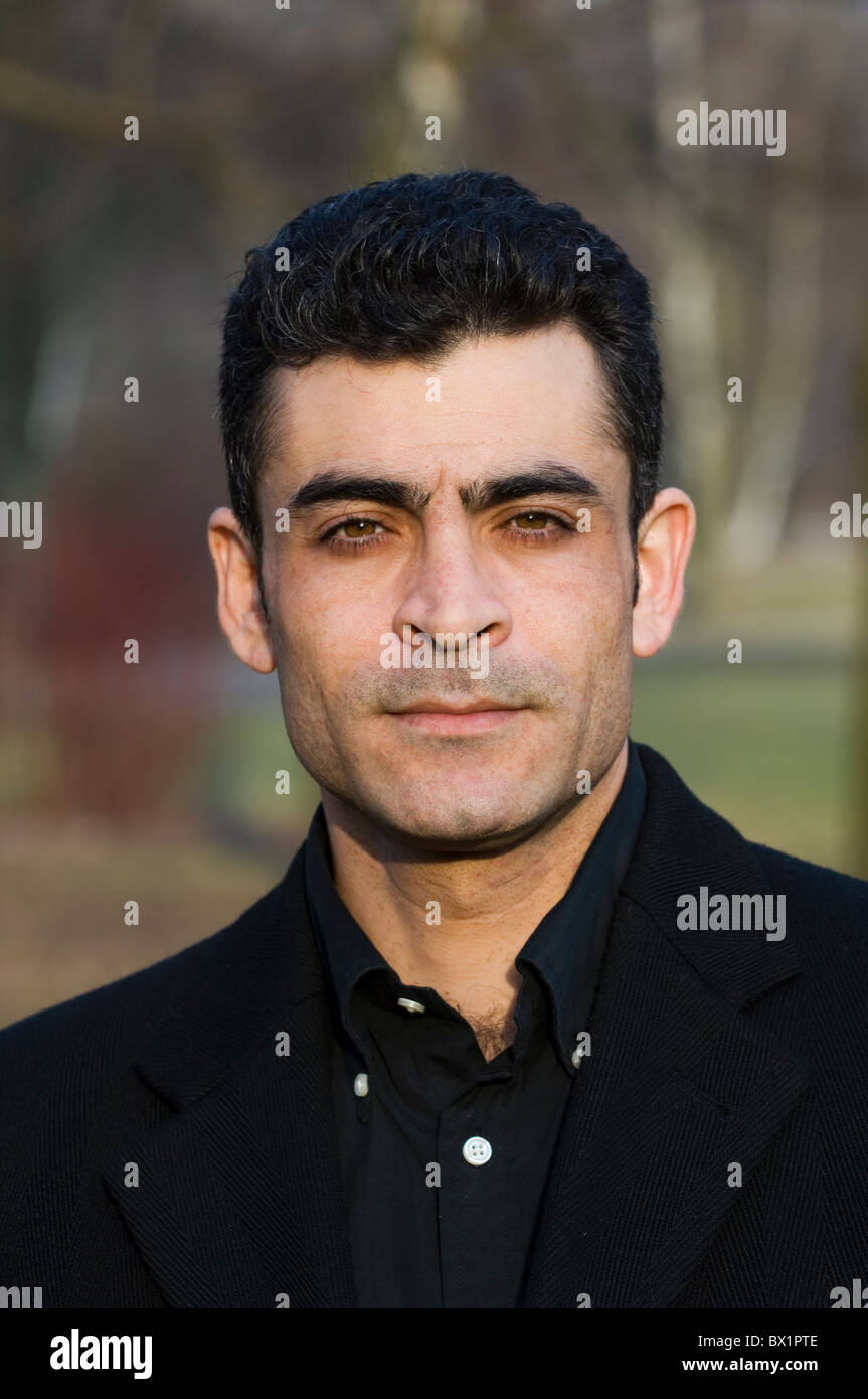 Portrait d'un homme du Moyen Orient Banque D'Images