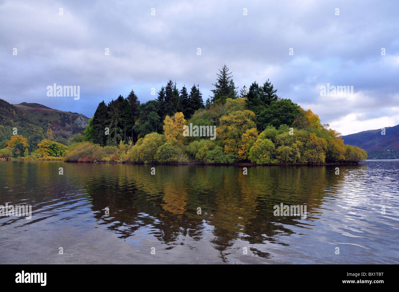 Lac Derwentwater, Cumbria, Angleterre. Banque D'Images