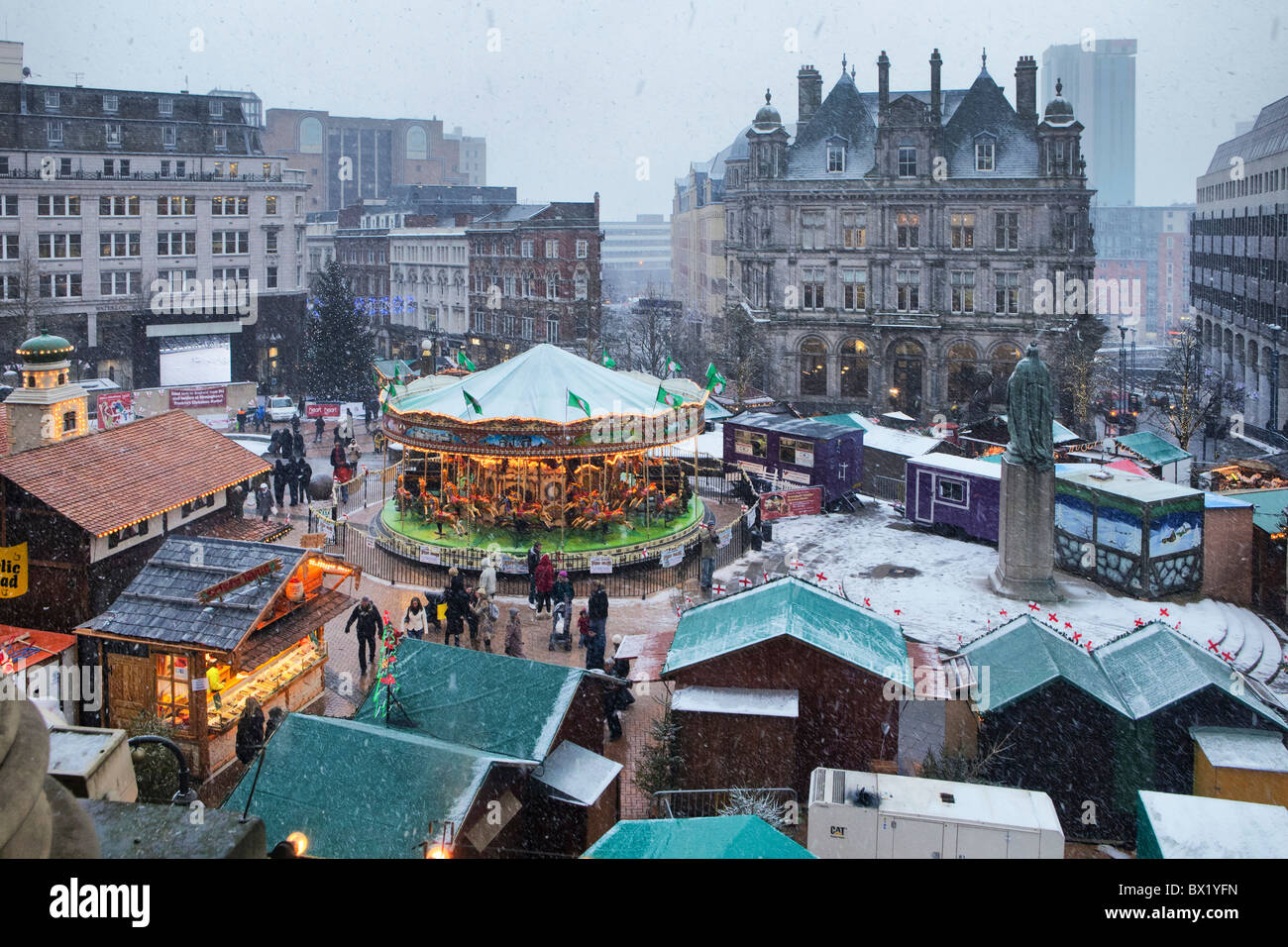 Le marché de Noël de Francfort Birmingham à Victoria Square, Birmingham, West Midlands, England, UK Banque D'Images