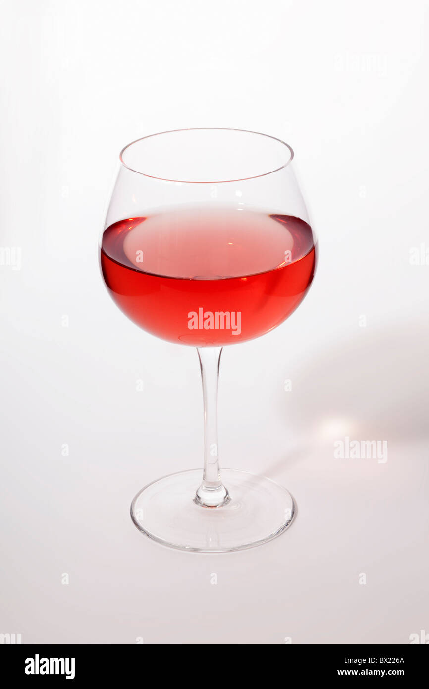 Verre de vin rouge Banque D'Images