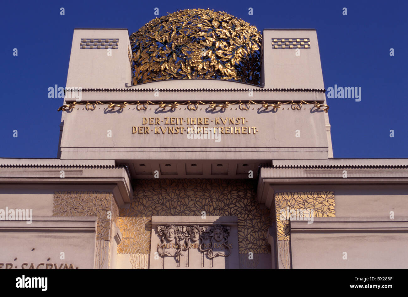 Autriche Europe Couleur Couleur Vienne Wiener Secession Banque D'Images