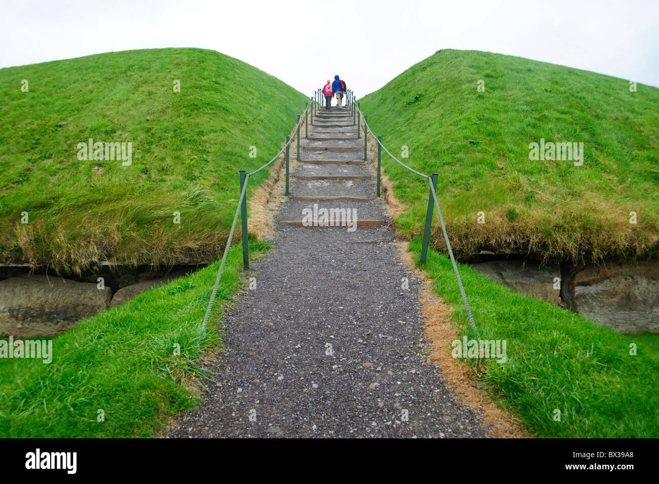 Knowth, Bru na Boinne, comté de Meath, Leinster, Irlande Banque D'Images
