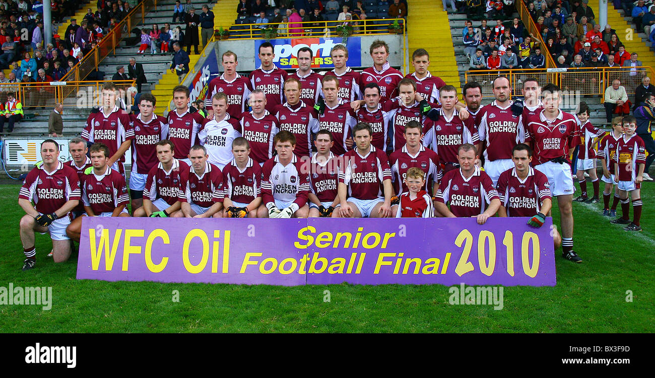 Castletown-Liam Kilanerin-Ballyfad adoucit 0-12 V 0-9 WFC Final -Football Senior Cship 3e Octobre 2010 Banque D'Images