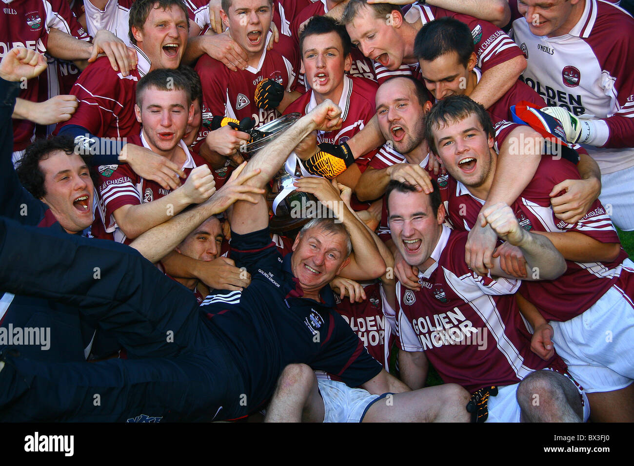 Castletown-Liam Kilanerin-Ballyfad adoucit 0-12 V 0-9 WFC Final -Football Senior Cship 3e Octobre 2010 Banque D'Images