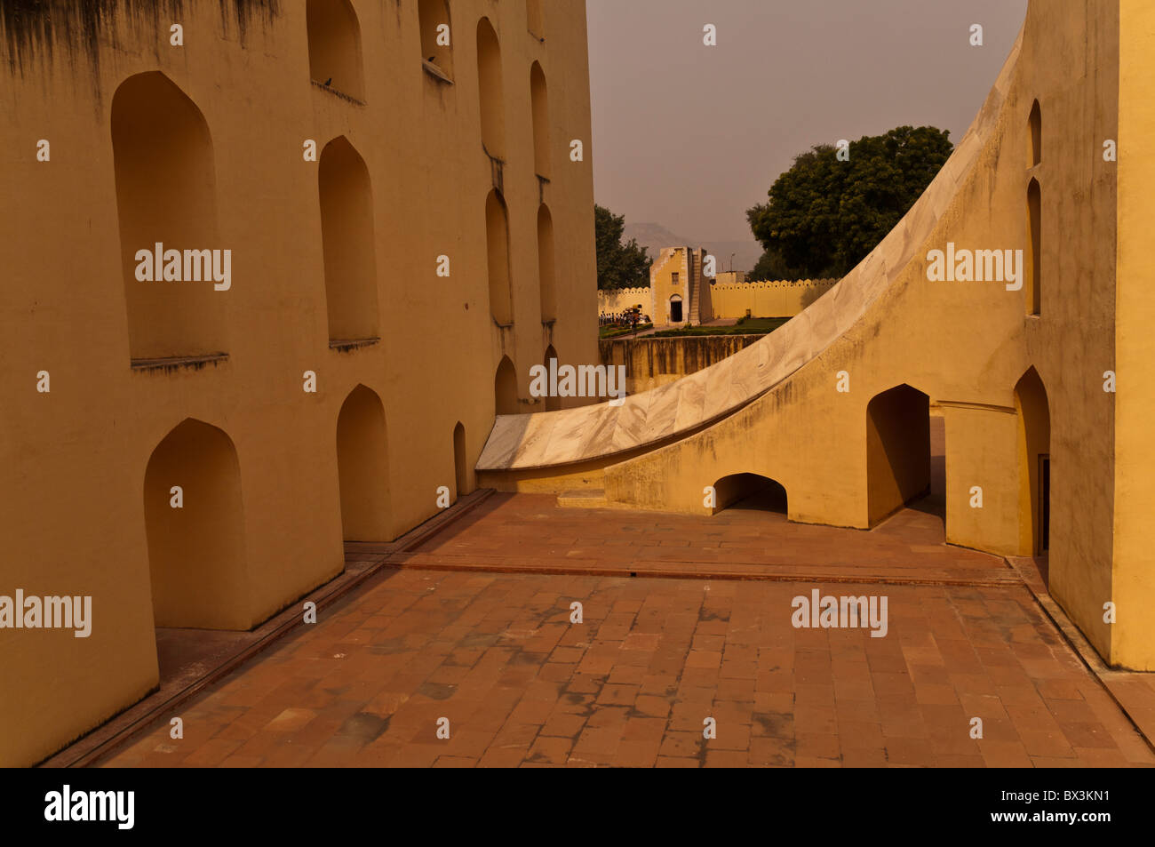 Samrat Yantra cadran solaire, Jantar Mantar, Jaipur, Rajasthan, Inde Banque D'Images