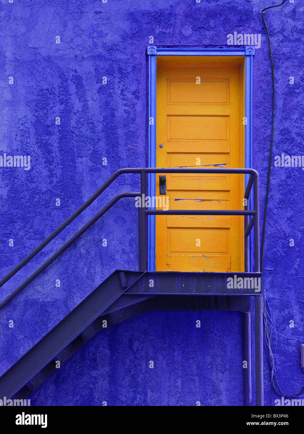 Porte coloré Banque D'Images