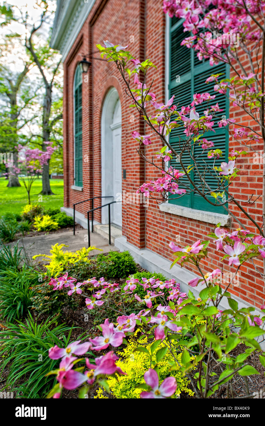 Point de l'Inde rurale Presbyterian Church Banque D'Images
