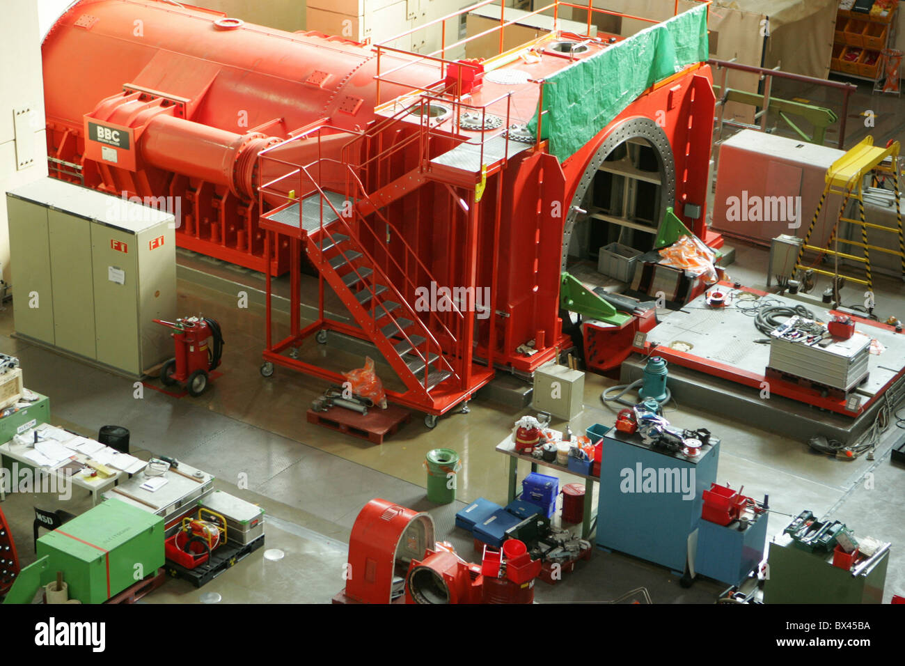 Leibstadt centrale nucléaire centrale nucléaire à l'intérieur vérifier industrie technologie technics électricité énergie po Banque D'Images