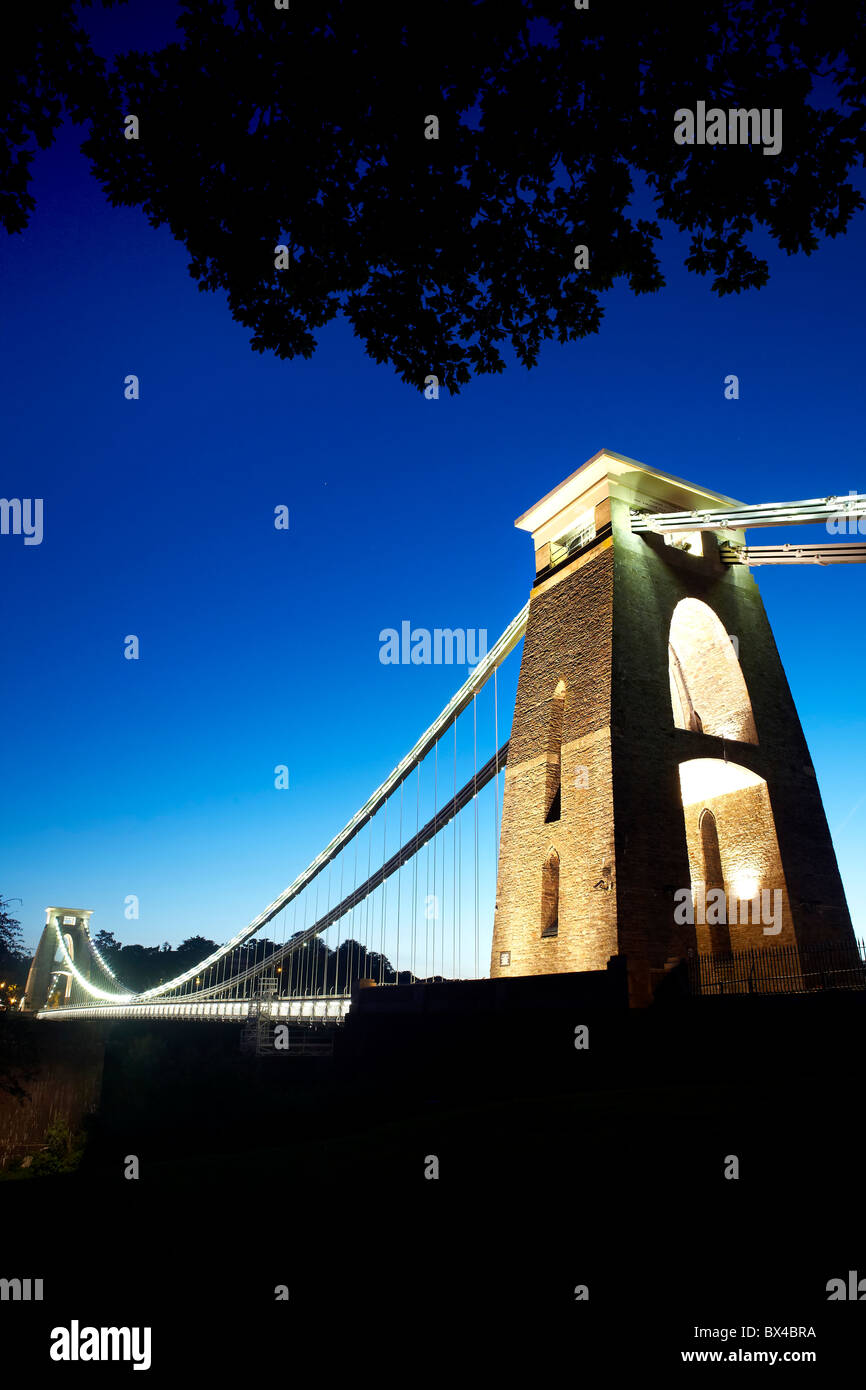 Le Clifton Suspension Bridge, Bristol, Royaume-Uni, Europe. Banque D'Images