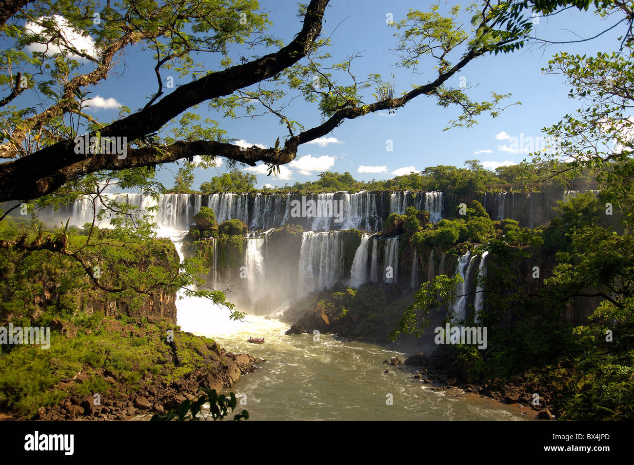 Cataratas del Iguazu Iguazu les chutes d'Iguassu Falls Puerto Iguazu Misiones Argentine Amérique du Sud Banque D'Images