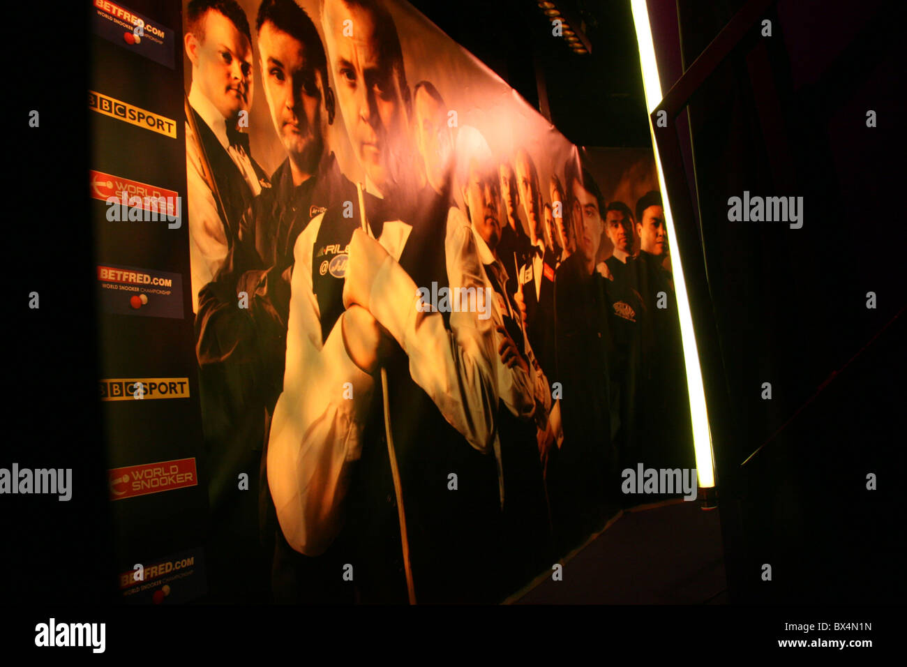 Le théâtre Crucible l'accueil de World Snooker Banque D'Images