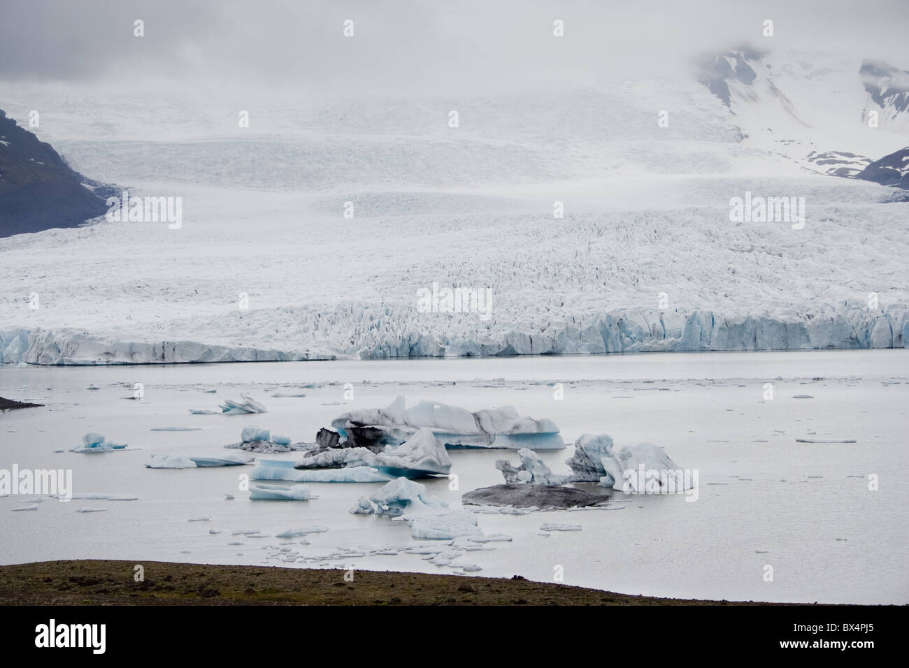 Glacier Islande fond Banque D'Images