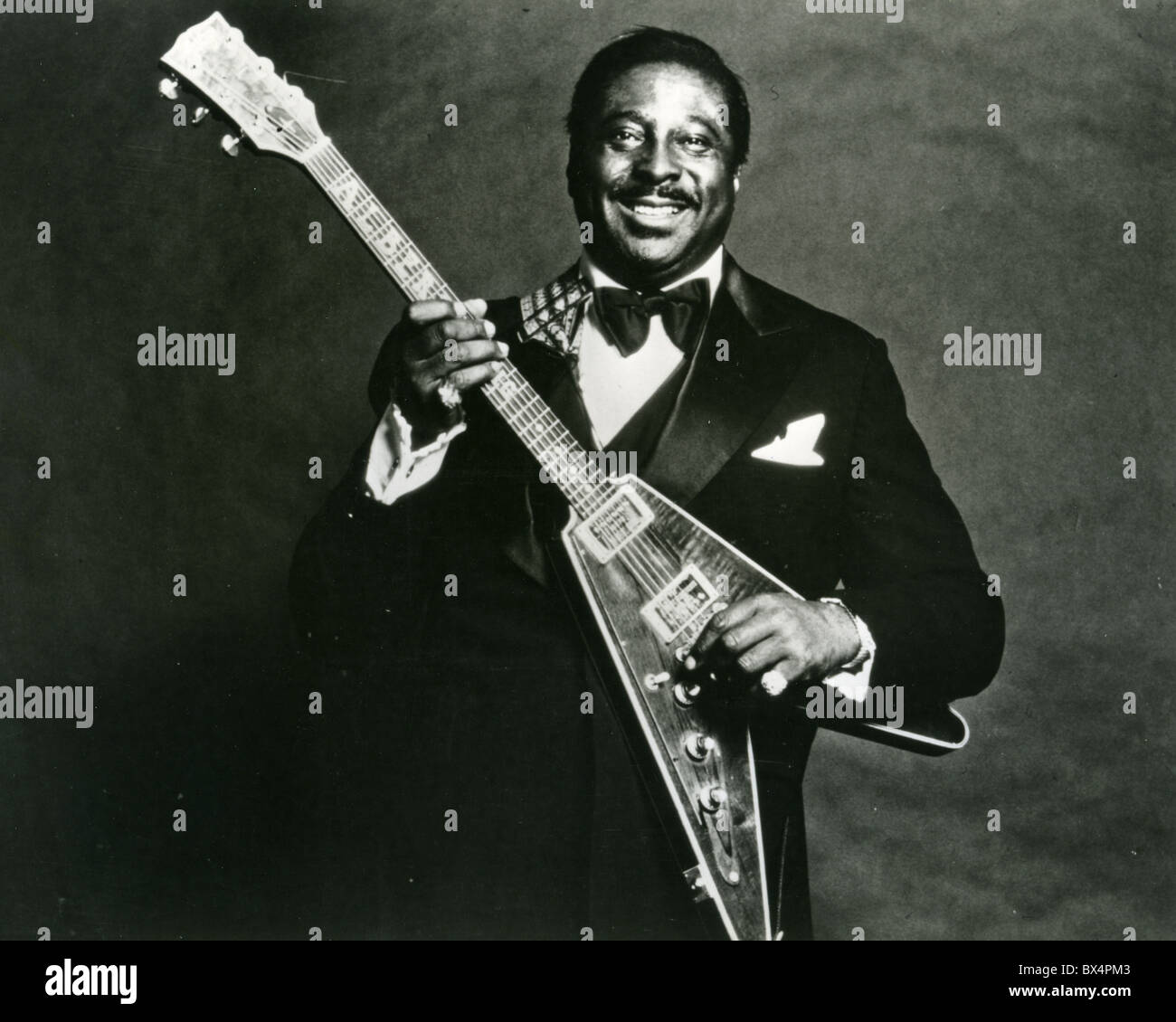 ALBERT KING (1923-1992) photo promotionnelle de guitariste de blues américain Banque D'Images