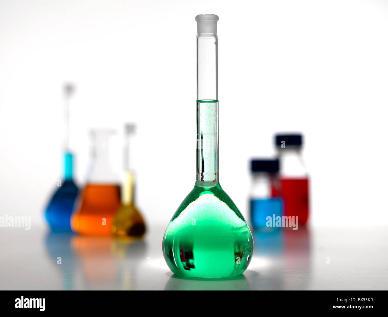 Verrerie de laboratoire Banque D'Images