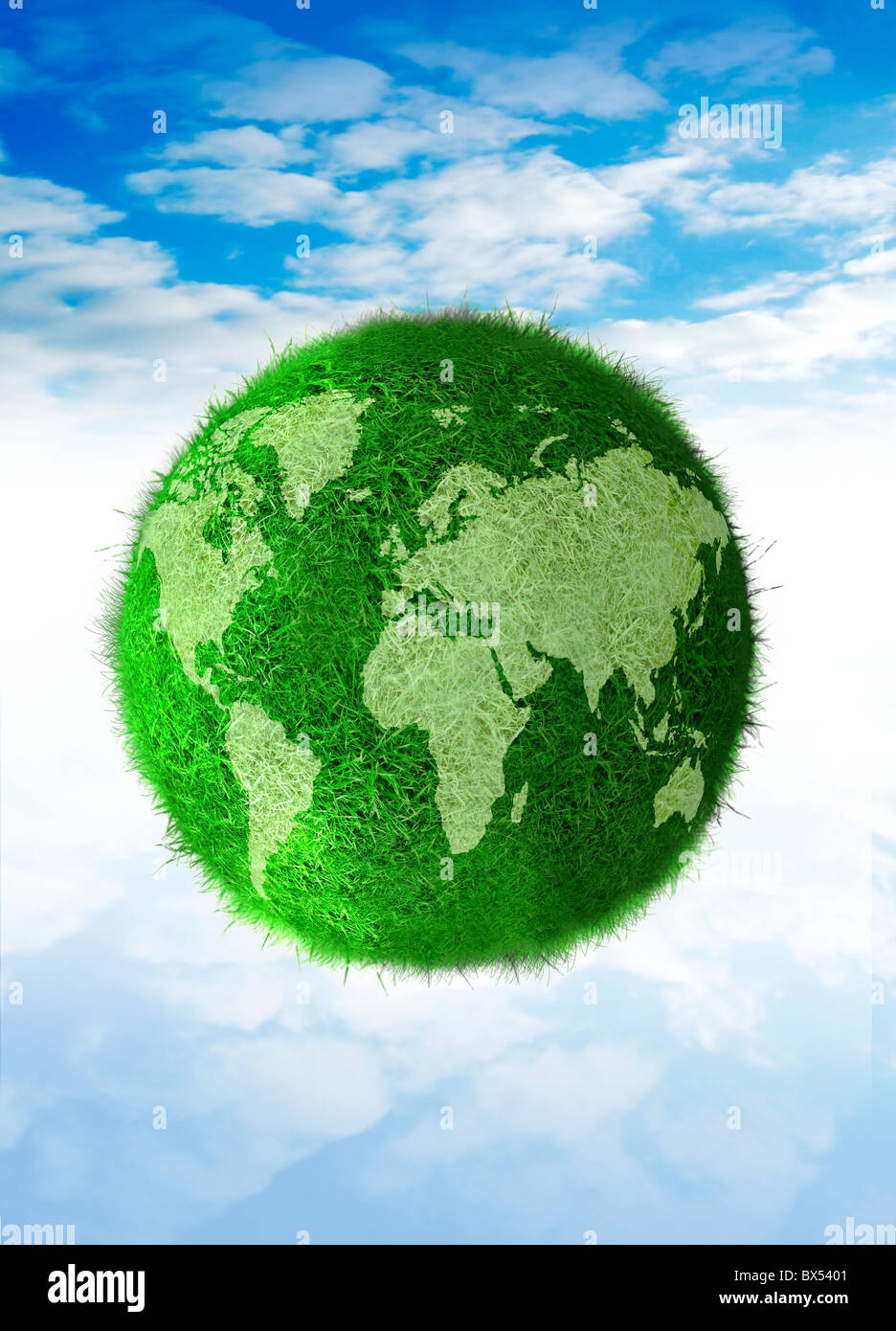 Green Planet, conceptual artwork Banque D'Images