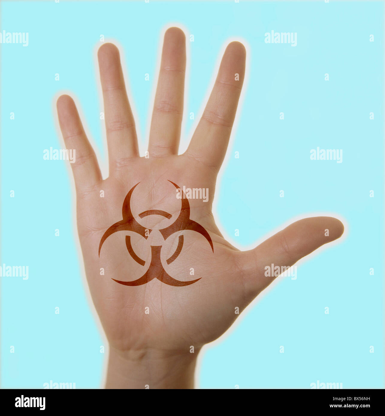 Biohazard warning symbols Banque de photographies et d’images à haute ...