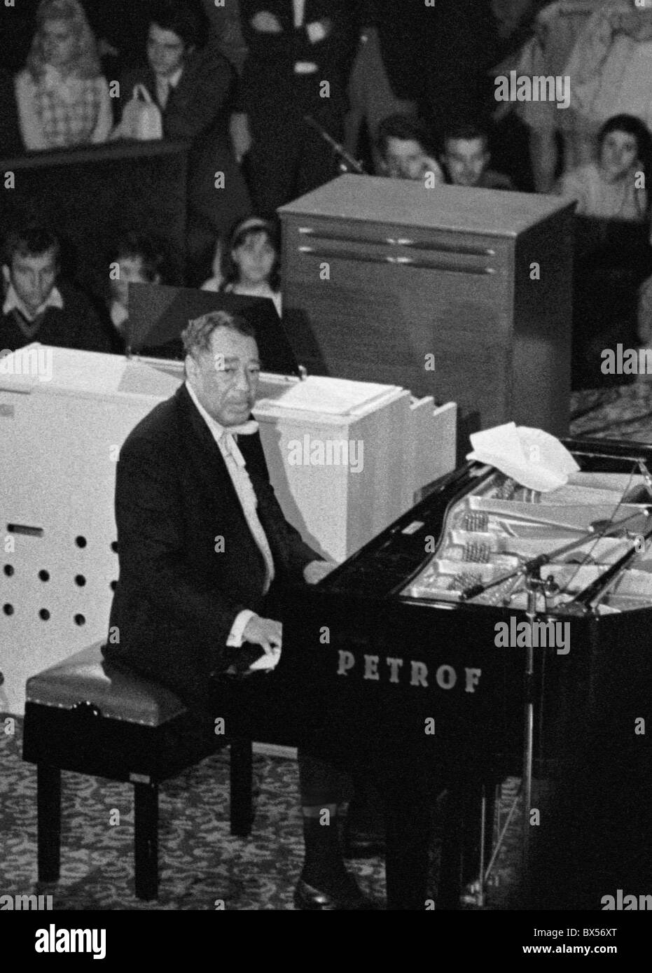 Duke Ellington, compositeur, musicien de jazz, piano, Prague Banque D'Images