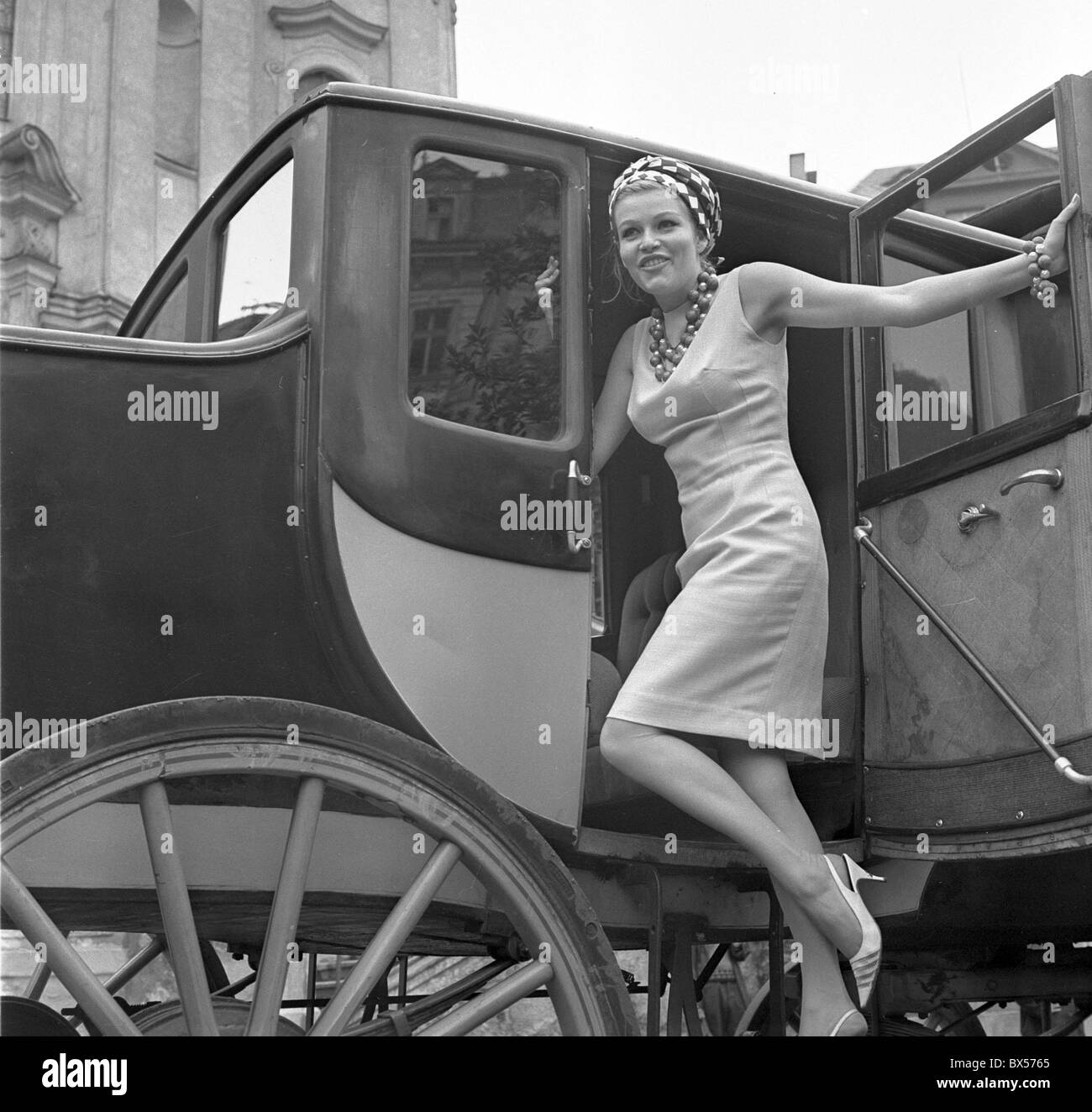 L'actrice Olga Schoberova, Festival du Film de Karlovy Vary Banque D'Images