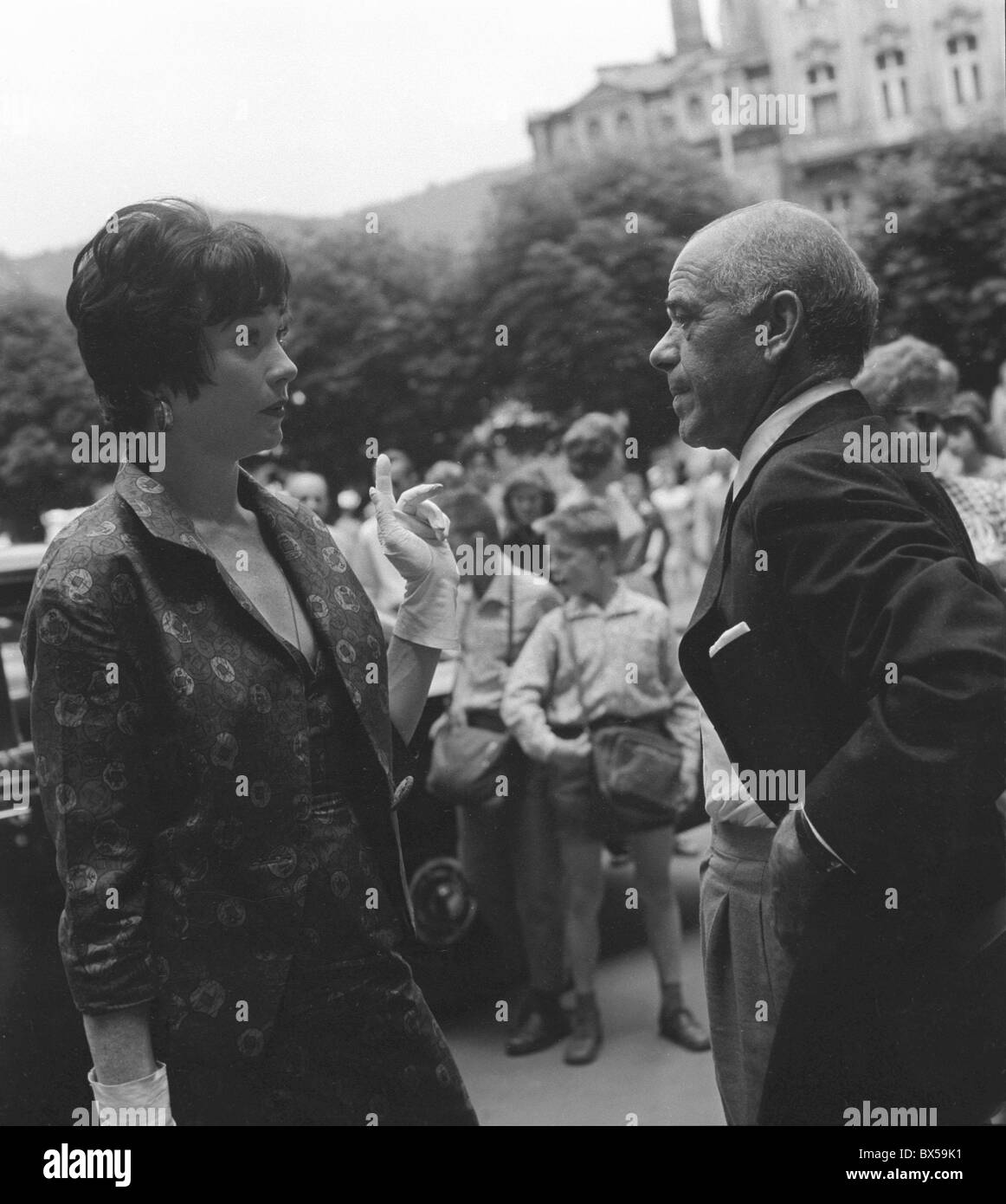 Shirley MacLaine, Frank Capra, festival Banque D'Images