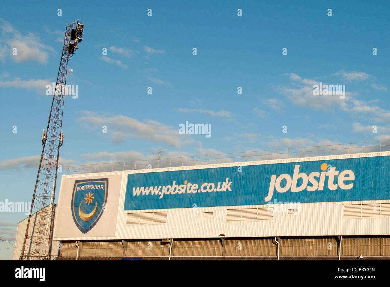 Portsmouth and Southsea football club stadium Banque D'Images