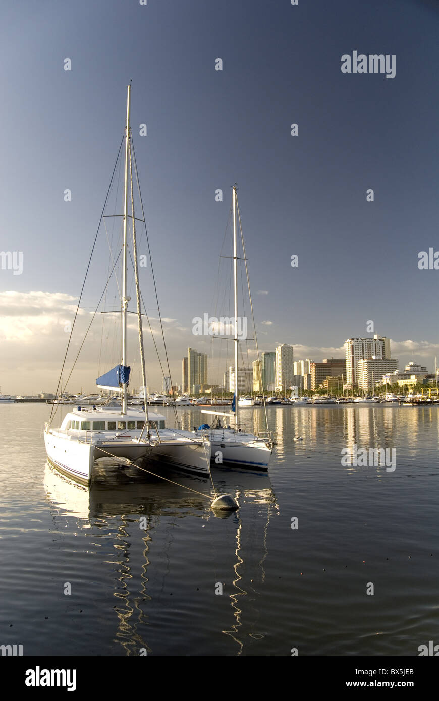 Quartier malate sur le rivage de la baie de Manille, Manille, Philippines, Asie du Sud, Asie Banque D'Images