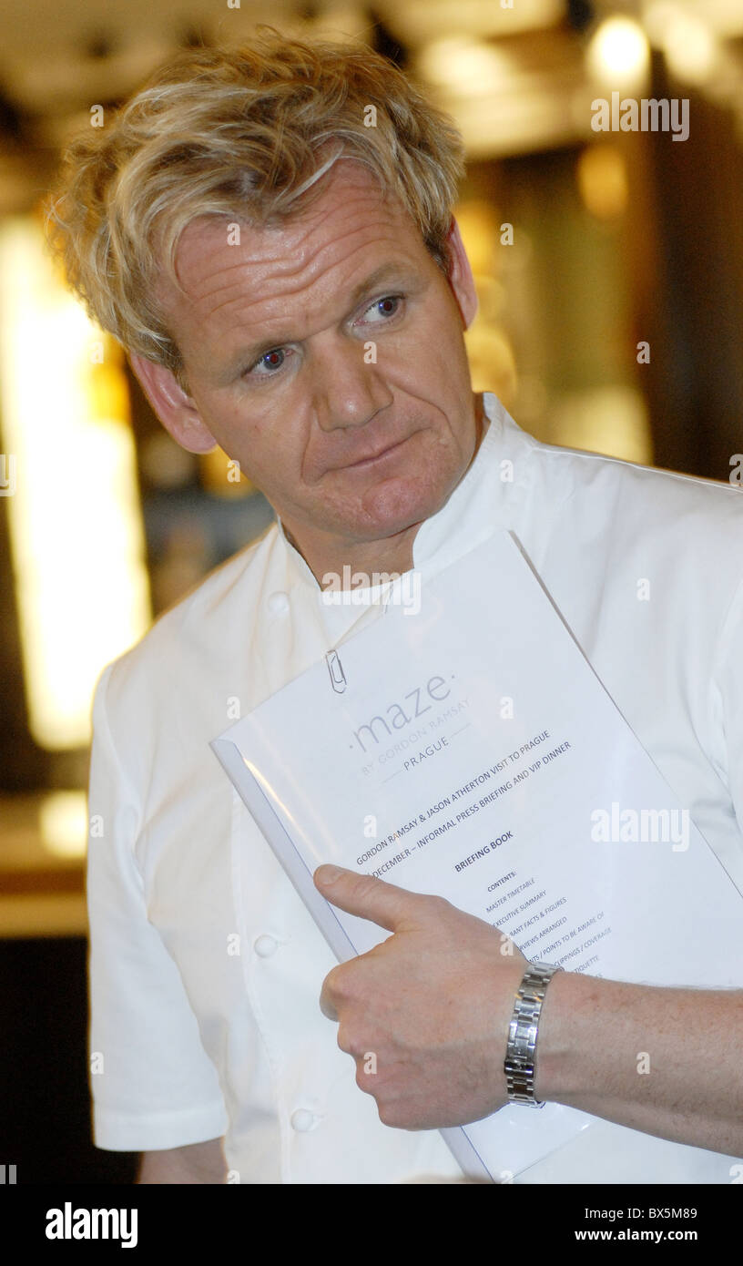 GORDON RAMSAY Banque D'Images