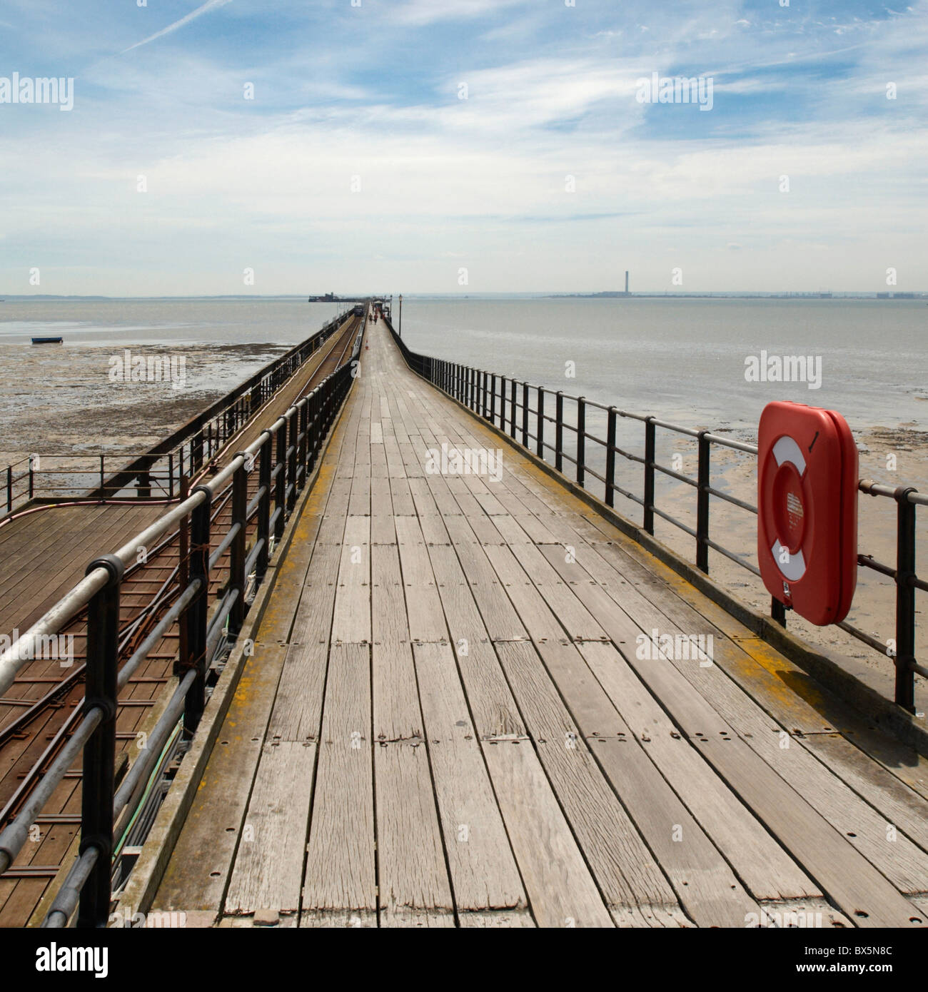 Jetée la plus longue au monde Southend-on-Sea, Essex UK Banque D'Images