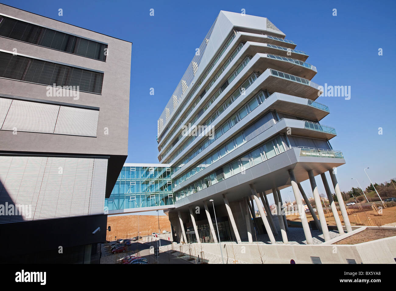 Un nouveau complexe de bâtiments de l'administration de l'ouest de la ville de Prague - Stodulky, République tchèque. (CTK Photo/Martin Sterba) Banque D'Images
