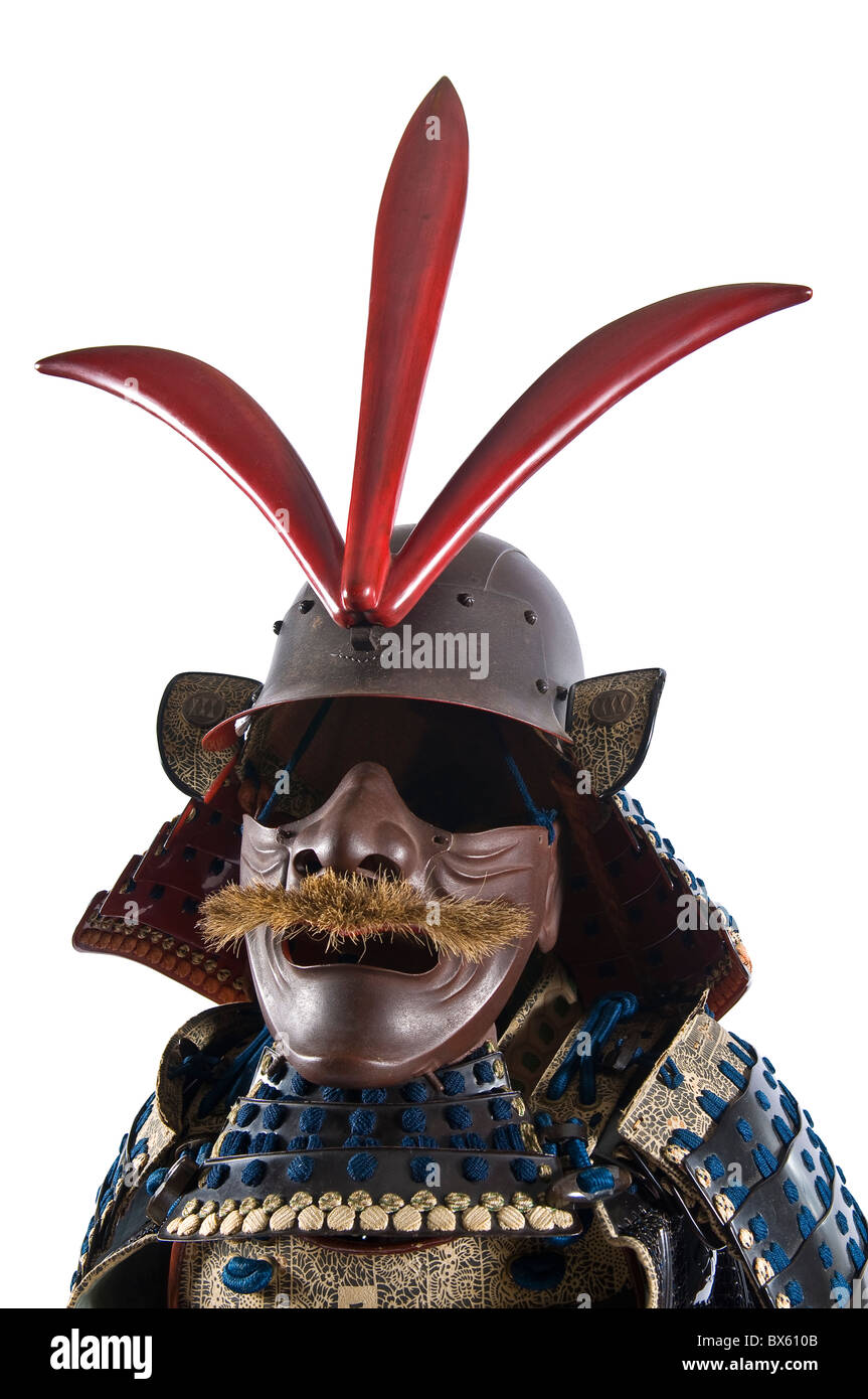 Casques et armures Samouraï japonais Banque D'Images