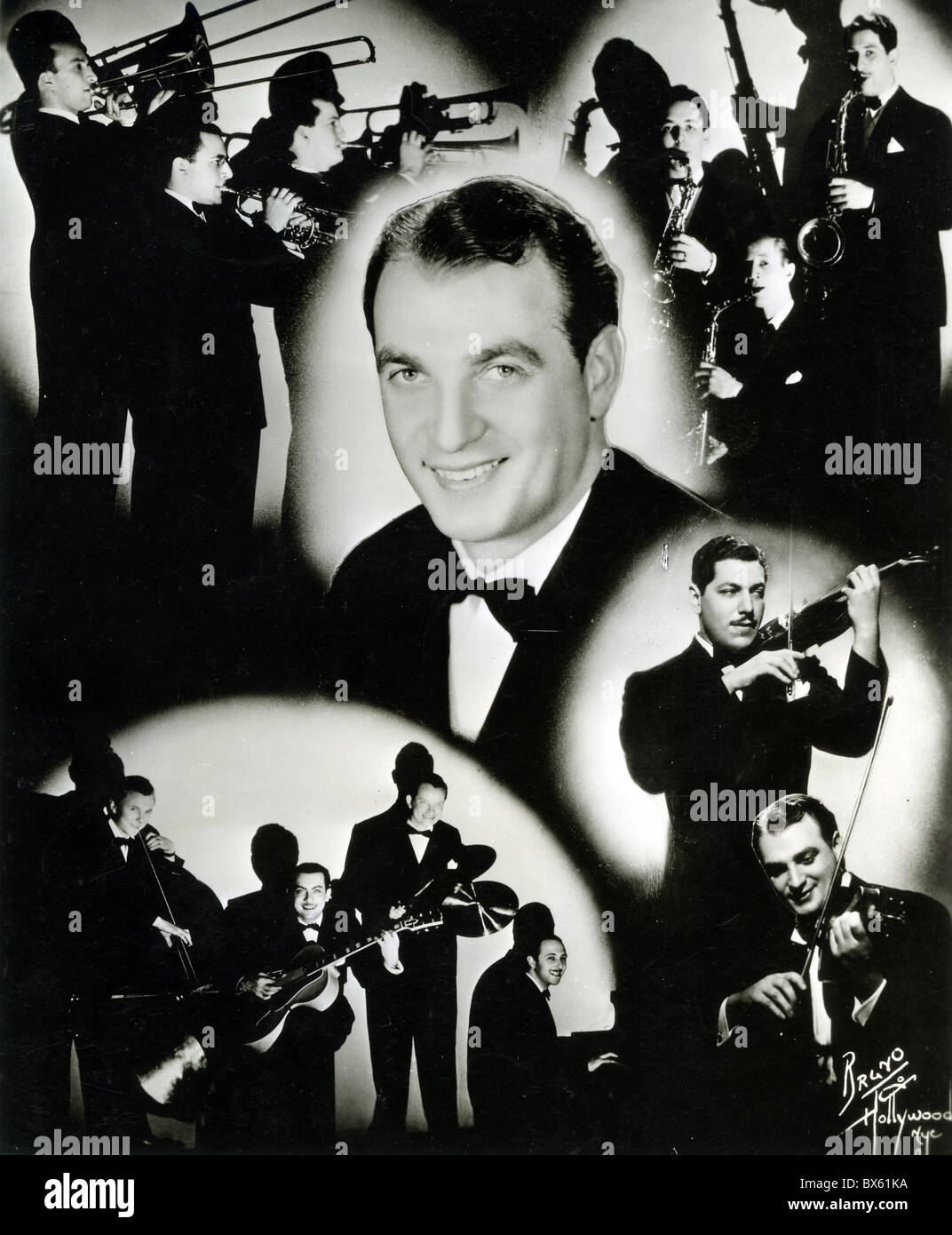 MITCHELL AYRES ET LA MODE EN MUSIQUE - Orchestre orchestre nous Banque D'Images