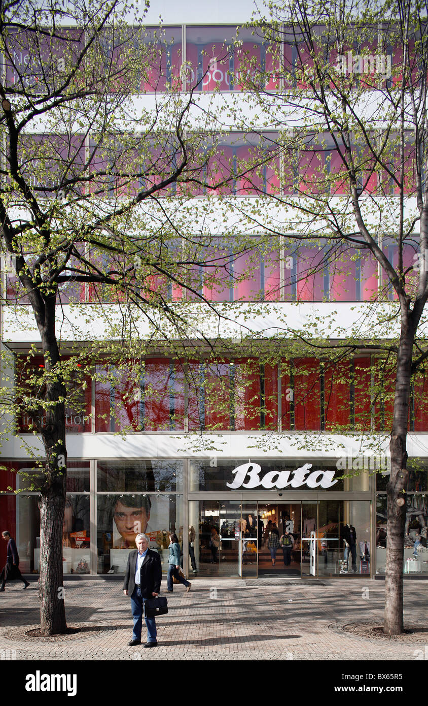 Bata boutique Mustek, Prague, service de conglomérat. (Photo/CTK Josef Horazny) Banque D'Images