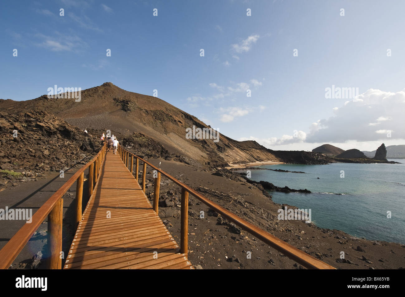 Isla Bartolomé (Barthélemy) de l'Île, Îles Galapagos, UNESCO World Heritage Site, Equateur, Amérique du Sud Banque D'Images