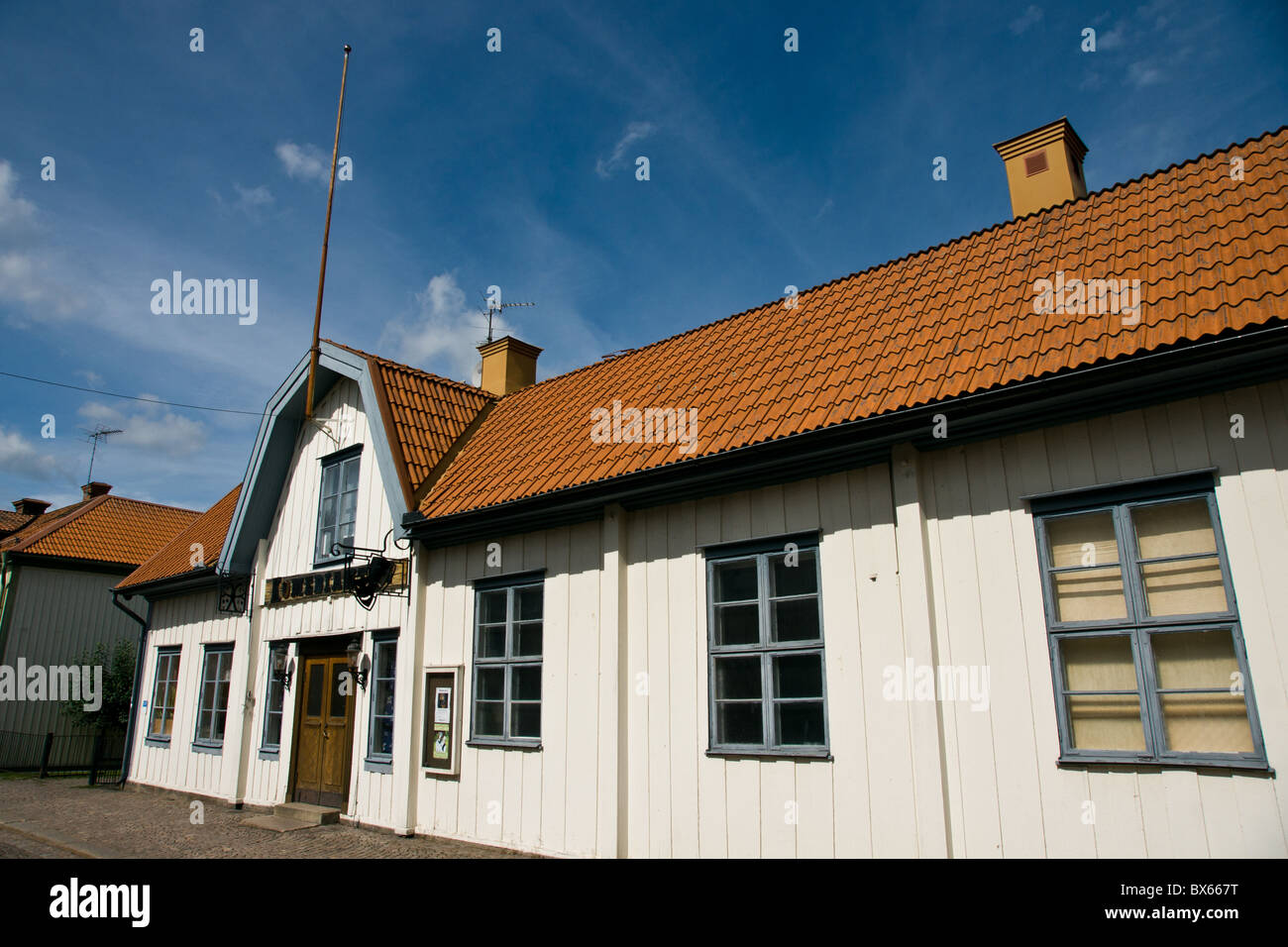 Les contes d'Astrid Lindgren est présentée dans le Parc Astrid Lindgrens World in Vimmerby Suède Banque D'Images