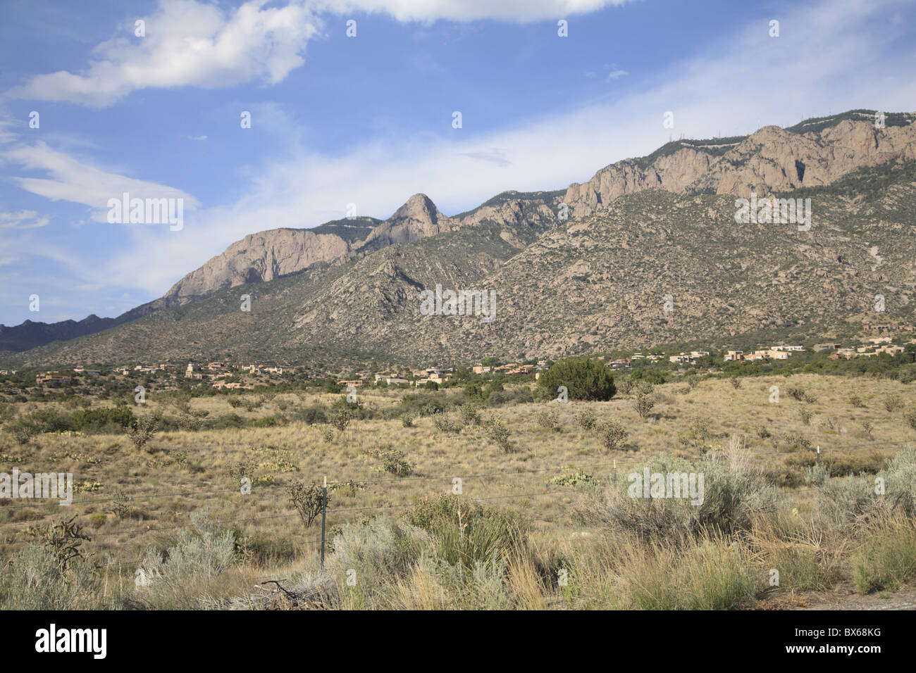 Montagnes de Sandia, Albuquerque, Nouveau Mexique, États-Unis d'Amérique, Amérique du Nord Banque D'Images